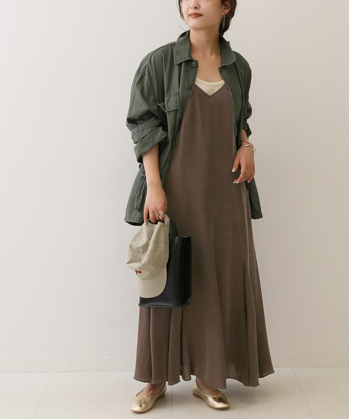 SLOBE IENA（スローブイエナ）の「フィブリルキャミワンピース