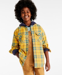 L.L.Bean（エルエルビーン）の「キッズ・フリース・ラインド・フランネル・シャツ、フーディ　プラッド ビッグキッズ（シャツ/ブラウス）」