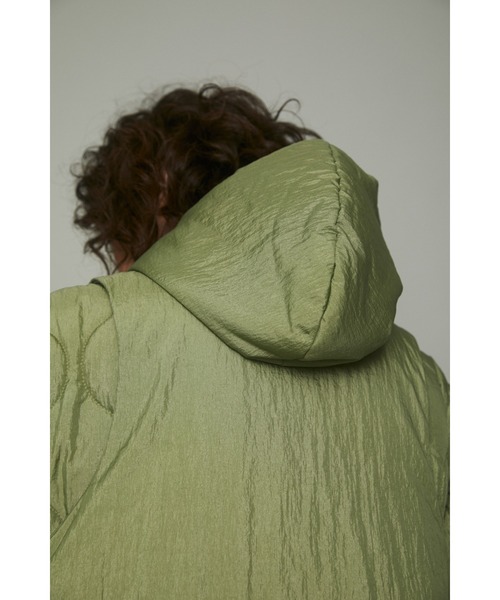 HeRIN.CYE（ヘリンドットサイ）の「Vest layerd blouson（ブルゾン・レディース・ブラック/ライトベージュ/カーキ・FREE）」の14枚目の写真