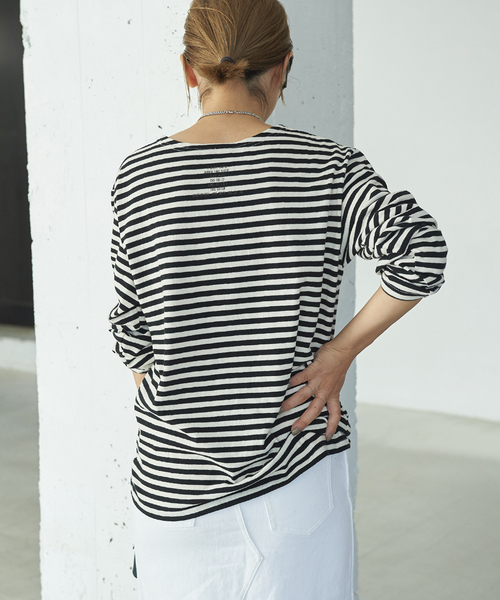 plage（プラージュ）の「【JANE SMITH/ジェーンスミス】SP BDR LOOSE Tシャツ（Tシャツ/カットソー・レディース・ブラック/ブラックミックス/ブラック系その他・FREE）」の17枚目の写真