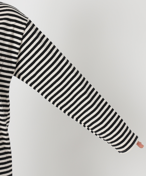 plage（プラージュ）の「【JANE SMITH/ジェーンスミス】SP BDR LOOSE Tシャツ（Tシャツ/カットソー・レディース・ブラック/ブラックミックス/ブラック系その他・FREE）」の18枚目の写真