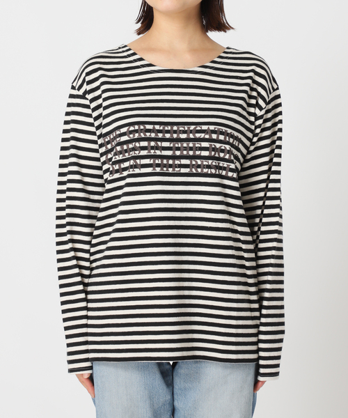 plage（プラージュ）の「【JANE SMITH/ジェーンスミス】SP BDR LOOSE Tシャツ（Tシャツ/カットソー・レディース・ブラック/ブラックミックス/ブラック系その他・FREE）」の8枚目の写真