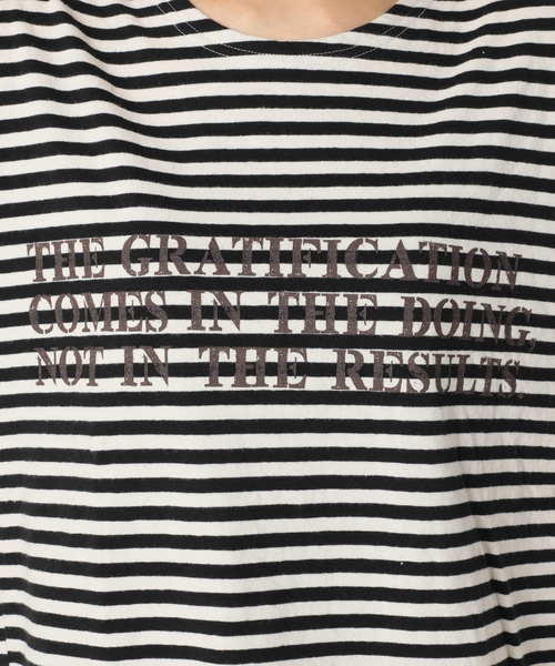 plage（プラージュ）の「【JANE SMITH/ジェーンスミス】SP BDR LOOSE Tシャツ（Tシャツ/カットソー・レディース・ブラック/ブラックミックス/ブラック系その他・FREE）」の13枚目の写真