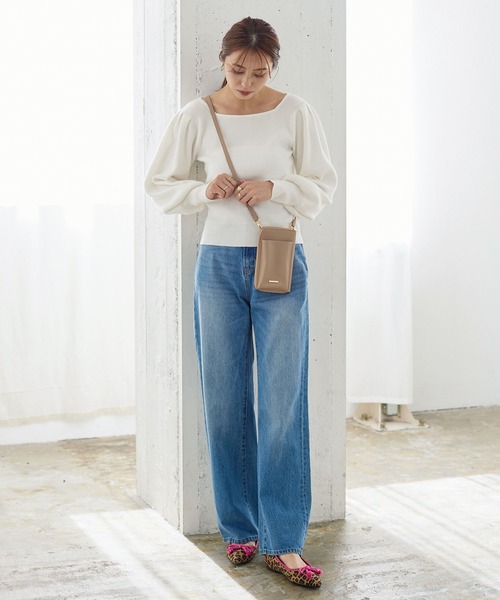 KOBE LETTUCE（コウベレタス）の「ウォレットミニショルダーバッグ（財布・レディース・ピンク/ベージュ/ブラック/グリーン・FREE）」の9枚目の写真