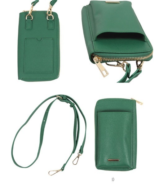 KOBE LETTUCE（コウベレタス）の「ウォレットミニショルダーバッグ（財布・レディース・ピンク/ベージュ/ブラック/グリーン・FREE）」の11枚目の写真