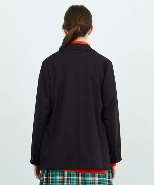 FRAPBOIS(フラボア)の「T/Rツイル ジャケット(テーラードジャケット・レディース・ブラック/グレー・2/1)」の17枚目の写真