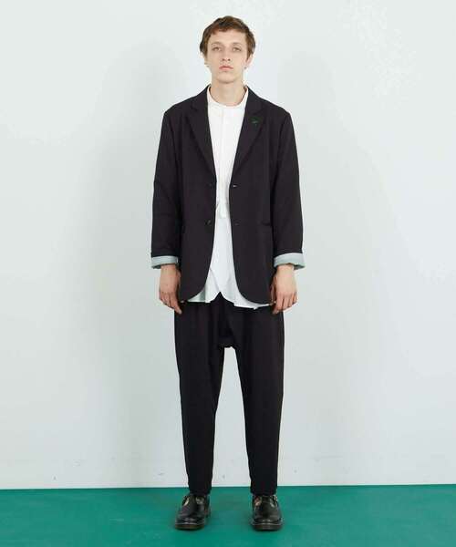 FRAPBOIS(フラボア)の「T/Rツイル ジャケット(テーラードジャケット・レディース・ブラック/グレー・2/1)」の20枚目の写真