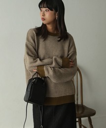 Chillfar | カラフルバイカラーニット(ニット/セーター)