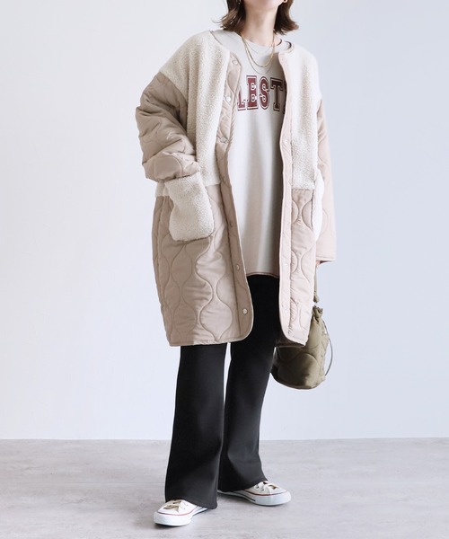 reca(レカ)の「裏起毛ボンディングセミフレアパンツ(その他パンツ・レディース・オリーブ/ブラック/パープル・FREE)」の8枚目の写真