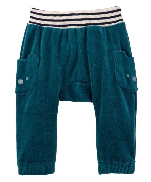 combimini（コンビミニ）の「ベロアラップパンツ（その他パンツ・キッズ・ピンク系その他/ブルーグリーン・80/70）」の2枚目の写真