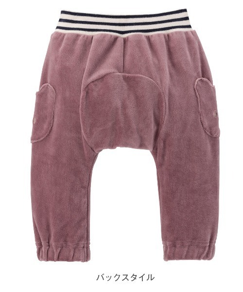 combimini（コンビミニ）の「ベロアラップパンツ（その他パンツ・キッズ・ピンク系その他/ブルーグリーン・80/70）」の3枚目の写真