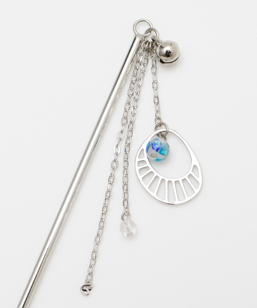 カヤ（カヤ）の「【カヤ】海雫かんざし（その他ヘアアクセサリー・レディース・ホワイト×ブルー/ブラック×レッド/ブラック×ブルー・FREE）」の9枚目の写真