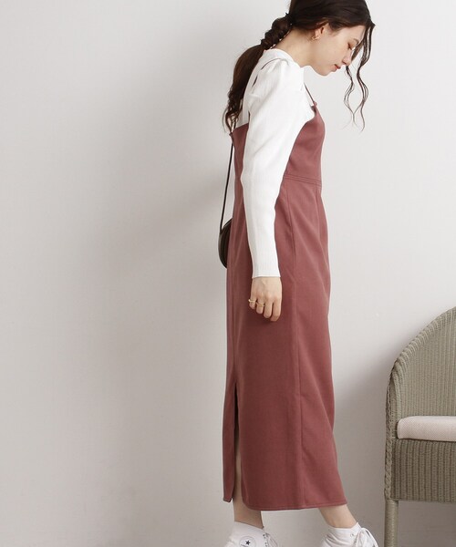 Cutie Blonde（キューティーブロンド）の「◆配色ステッチキャミワンピース（ワンピース・レディース・ブラック/アイボリー/ピンク系・02/03）」の19枚目の写真