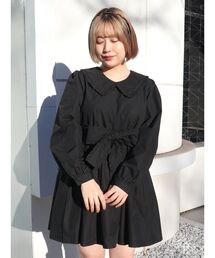 merry jenny | フリルリボンミニワンピース(ワンピース)