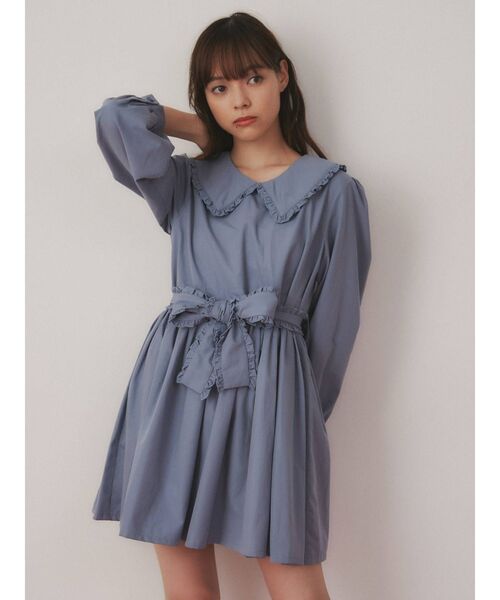 merry jenny（メリージェニー）の「フリルリボンミニワンピース