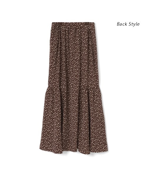 flower（フラワー）の「レオパードパターンスカート（スカート・レディース・ブラウン/アイボリー・FREE）」の7枚目の写真