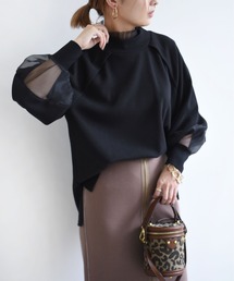 シアースリーブデザイントップス