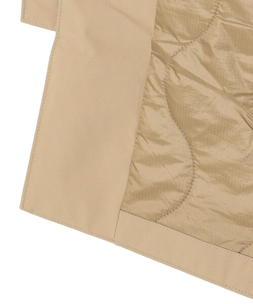 WILD THINGS（ワイルドシングス）の「WILDTHINGS:〈手洗い可能〉ALL WEATHER LONG DENAL（その他アウター・レディース・ベージュ/オリーブ・ONE SIZE）」の11枚目の写真