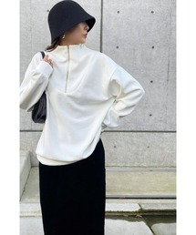 【ZOZO限定】ハーフジップポンチプルオーバー