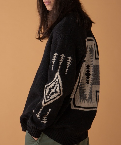 PENDLETON(ペンドルトン)の「Vネック カーディガン(カーディガン/ボレロ・メンズ・ネイビー/グレー/アイボリー/ブラック系その他・M/L)」の3枚目の写真