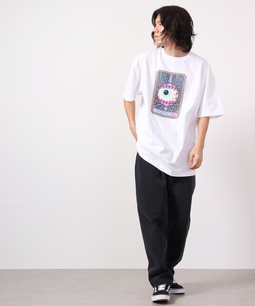MISHKA（ミシカ）の「MISHKA 2022-23AW USA MISHKA x VASILIJ TORGASHEV コラボグラフィックTシャツ 半袖（Tシャツ/カットソー・メンズ・ホワイト系その他/ホワイト/ホワイト系その他3/パープル/ブラック/ブラック系その他2/ブラック系その他/ホワイト系その他2/ブラック系その他3/ブルー/ブラック系その他4/ホワイト系その他4・L/XL/2XL/M）」の15枚目の写真