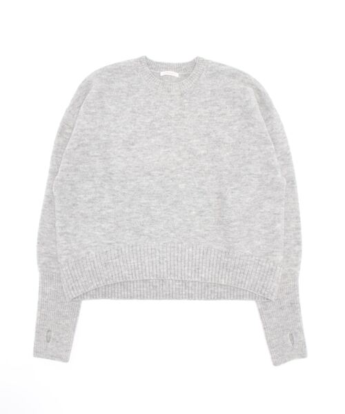 Te chichi(テチチ)の「スヌード付クルーネックニット(ニット/セーター・レディース・ネイビー/ベージュ/グレー・フリ-)」の5枚目の写真