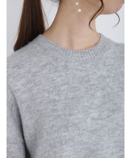 Te chichi(テチチ)の「スヌード付クルーネックニット(ニット/セーター・レディース・ネイビー/ベージュ/グレー・フリ-)」の16枚目の写真