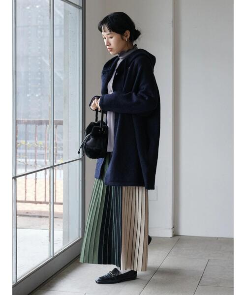 CRAFT STANDARD BOUTIQUE（クラフトスタンダードブティック）の「マルチストライプバイカラーニットスカート（スカート・レディース・イエロー/ピンク/グリーン・FREE）」の16枚目の写真