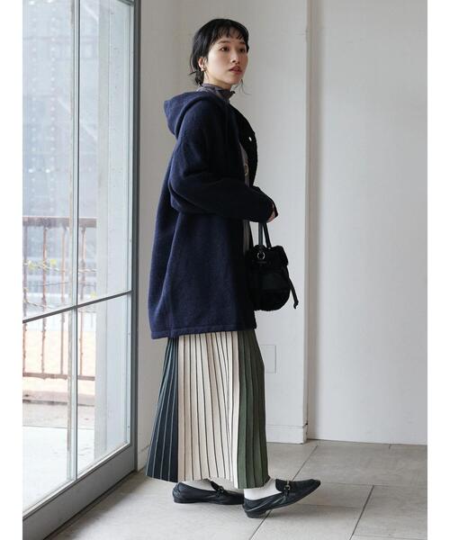 CRAFT STANDARD BOUTIQUE（クラフトスタンダードブティック）の「マルチストライプバイカラーニットスカート（スカート・レディース・イエロー/ピンク/グリーン・FREE）」の17枚目の写真