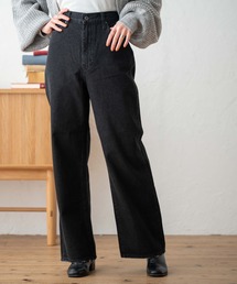 WEGO | WEGO/【マルチサイズ】ウエストフィットワイドストレートパンツ(デニムパンツ)