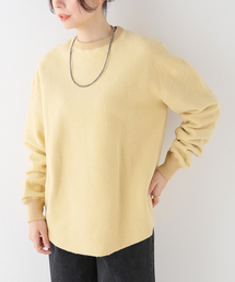 【ARCHI/アーキ】BRUSHED PILE PATCHED トップス