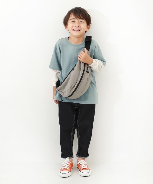 devirock(デビロック)の「レイヤード風 長袖Tシャツ(Tシャツ/カットソー・キッズ・ブルー系その他/スミクロ/ダークパープル/グレー系その他/グリーン系6/グリーン系/チャコール/ブルー系その他2/オートミール・120cm/110cm/130cm/100cm/140cm/160cm/150cm)」の17枚目の写真