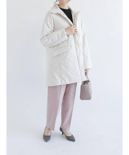 Te chichi（テチチ）の「ダブルクロスハイウエストテーパードパンツ（その他パンツ・レディース・グリーン/ピンク/ブラック・SMALL/MEDIUM）」の7枚目の写真