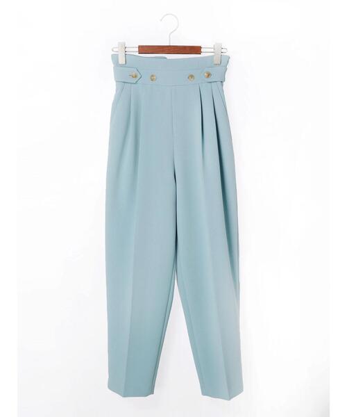 Te chichi（テチチ）の「ダブルクロスハイウエストテーパードパンツ（その他パンツ・レディース・グリーン/ピンク/ブラック・SMALL/MEDIUM）」の16枚目の写真