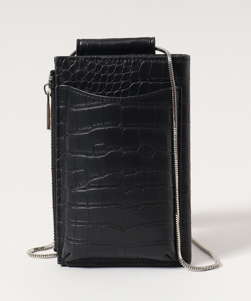 THE SHOP TK （ザ ショップ ティーケー ）の「◆ウォレットスマホミニショル（ショルダーバッグ・レディース・ホワイト系8/グリーン/ベージュ系その他2/ブラック系5/ブラック/ブルー/グレー系4/シルバー・00）」の4枚目の写真