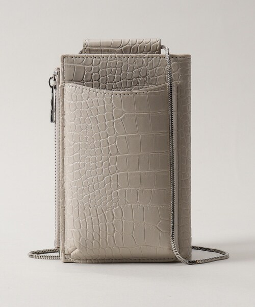 THE SHOP TK （ザ ショップ ティーケー ）の「◆ウォレットスマホミニショル（ショルダーバッグ・レディース・ホワイト系8/グリーン/ベージュ系その他2/ブラック系5/ブラック/ブルー/グレー系4/シルバー・00）」の5枚目の写真