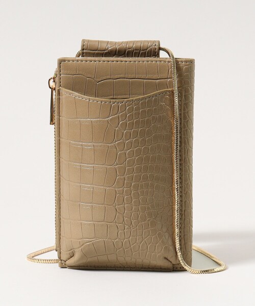 THE SHOP TK （ザ ショップ ティーケー ）の「◆ウォレットスマホミニショル（ショルダーバッグ・レディース・ホワイト系8/グリーン/ベージュ系その他2/ブラック系5/ブラック/ブルー/グレー系4/シルバー・00）」の10枚目の写真