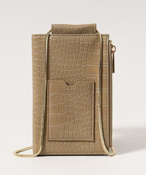 THE SHOP TK （ザ ショップ ティーケー ）の「◆ウォレットスマホミニショル（ショルダーバッグ・レディース・ホワイト系8/グリーン/ベージュ系その他2/ブラック系5/ブラック/ブルー/グレー系4/シルバー・00）」の12枚目の写真