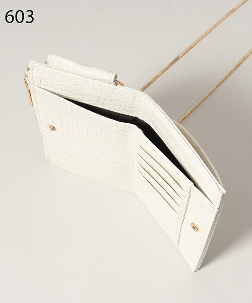 THE SHOP TK （ザ ショップ ティーケー ）の「◆ウォレットスマホミニショル（ショルダーバッグ・レディース・ホワイト系8/グリーン/ベージュ系その他2/ブラック系5/ブラック/ブルー/グレー系4/シルバー・00）」の17枚目の写真