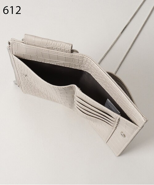 THE SHOP TK （ザ ショップ ティーケー ）の「◆ウォレットスマホミニショル（ショルダーバッグ・レディース・ホワイト系8/グリーン/ベージュ系その他2/ブラック系5/ブラック/ブルー/グレー系4/シルバー・00）」の21枚目の写真