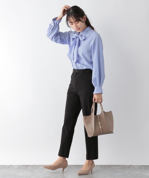 GLOBAL WORK（グローバルワーク）の「2WAYボウタイブラウス