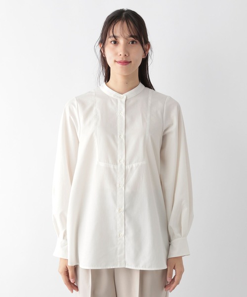 GLOBAL WORK(グローバルワーク)の「2WAYボウタイブラウス/MATINEE LINE/173695(シャツ/ブラウス・レディース・オフホワイト/ライトブルー・LARGE/MEDIUM)」の14枚目の写真