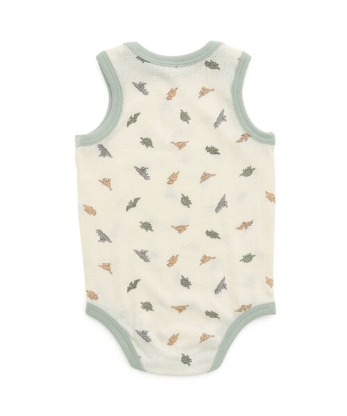 apres les cours（アプレレクール）の「ベビーメッシュ肌着（肌着・キッズ・イエロー/アイボリー・70/80）」の3枚目の写真