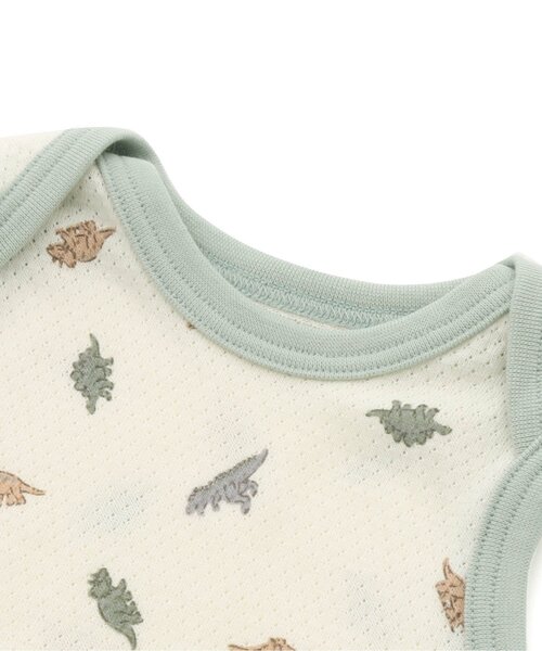 apres les cours（アプレレクール）の「ベビーメッシュ肌着（肌着・キッズ・イエロー/アイボリー・70/80）」の5枚目の写真