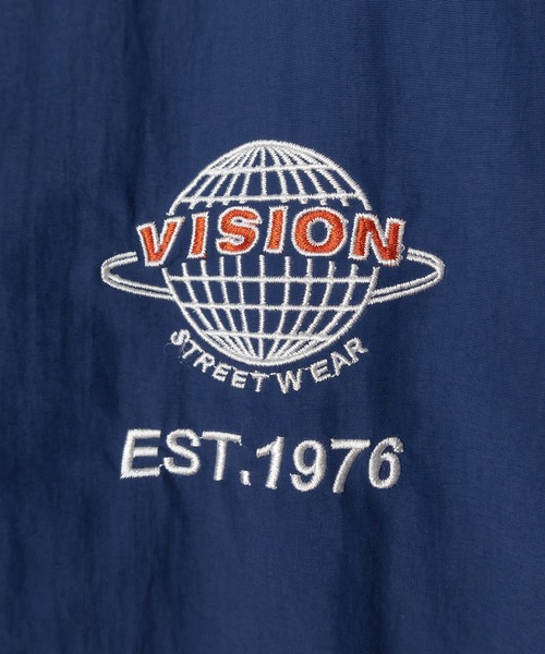 VISION STREET WEAR(ヴィジョンストリートウェア)の「【VISION STREET WEAR/ヴィジョンストリートウェア】ナイロンハーフZIPプルオーバー/アノラック/ビッグシルエット(ナイロンジャケット・メンズ・グリーン/ブラック/ネイビー・M/L)」の11枚目の写真