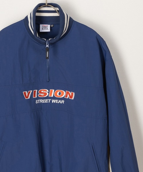 VISION STREET WEAR(ヴィジョンストリートウェア)の「【VISION STREET WEAR/ヴィジョンストリートウェア】ナイロンハーフZIPプルオーバー/アノラック/ビッグシルエット(ナイロンジャケット・メンズ・グリーン/ブラック/ネイビー・M/L)」の5枚目の写真