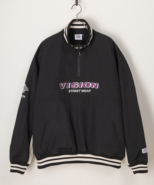 VISION STREET WEAR(ヴィジョンストリートウェア)の「【VISION STREET WEAR/ヴィジョンストリートウェア】ナイロンハーフZIPプルオーバー/アノラック/ビッグシルエット(ナイロンジャケット・メンズ・グリーン/ブラック/ネイビー・M/L)」の16枚目の写真