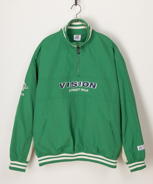 VISION STREET WEAR(ヴィジョンストリートウェア)の「【VISION STREET WEAR/ヴィジョンストリートウェア】ナイロンハーフZIPプルオーバー/アノラック/ビッグシルエット(ナイロンジャケット・メンズ・グリーン/ブラック/ネイビー・M/L)」の17枚目の写真