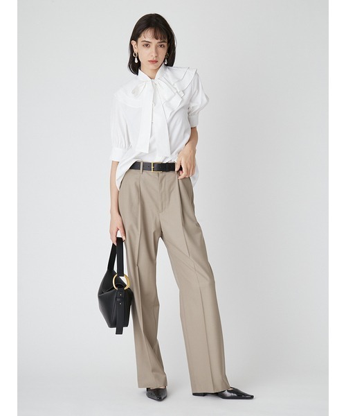 Mila Owen（ミラオーウェン）の「オーバルモチーフホーボーバッグ（ハンドバッグ・レディース・グリーン/ブラック/アイボリー/キャメル・FREE）」の8枚目の写真