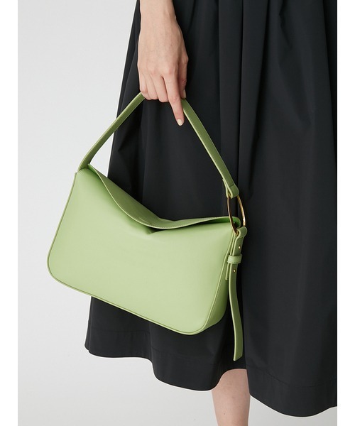 Mila Owen（ミラオーウェン）の「オーバルモチーフホーボーバッグ（ハンドバッグ・レディース・グリーン/ブラック/アイボリー/キャメル・FREE）」の11枚目の写真